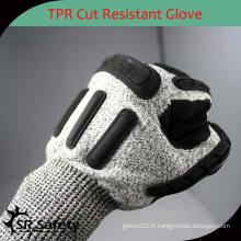 SRSAFETY Bonne protection gants anti-sécurité Gants TPR et impact